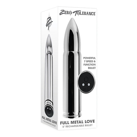 Zero Tolerance Full Metal Love Vibrating Bullet by Evolved - Bullet Vibrators
