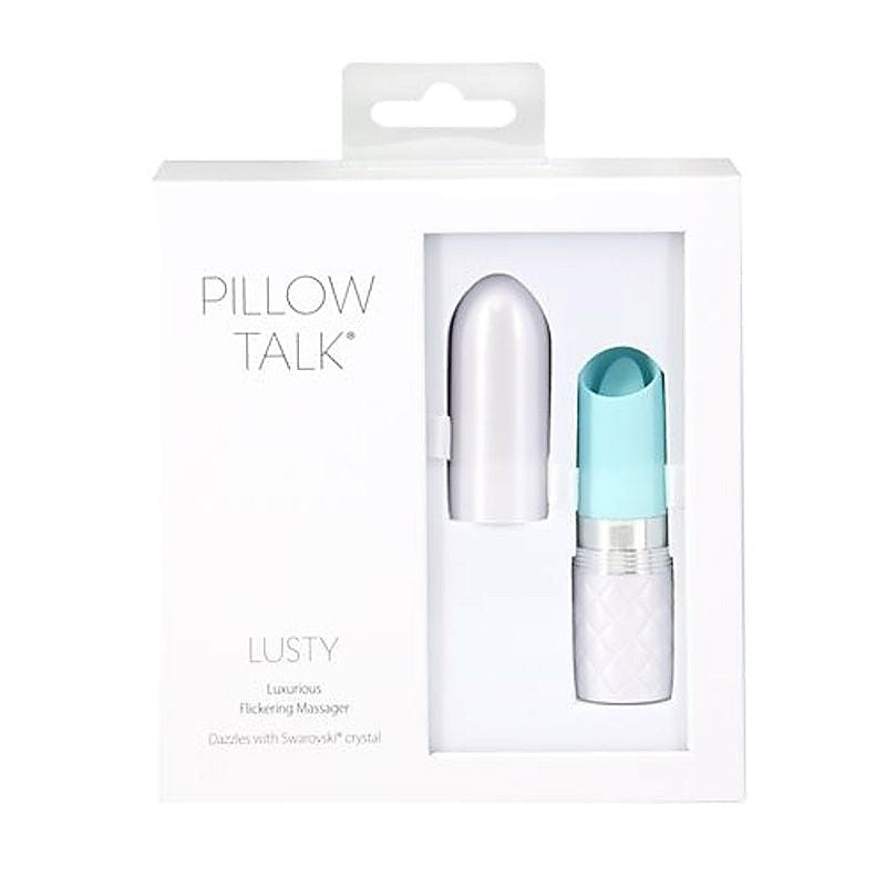 BMS Factory Pillow Talk Lusty Flickering Massager with Flickering Tongue - Clit Ticklers and Pulsators