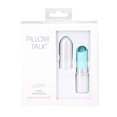 BMS Factory Pillow Talk Lusty Flickering Massager with Flickering Tongue - Clit Ticklers and Pulsators