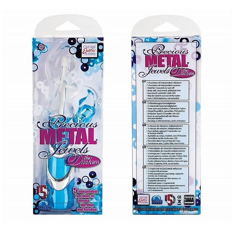 California Exotics Precious Metal Jewels the Duchess G Spot Vibrator - Rabbit Vibrators