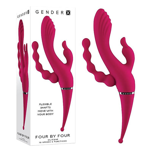 FOUR BY FOUR Rose Vibrator by Evolved - G-Spot Vibrators