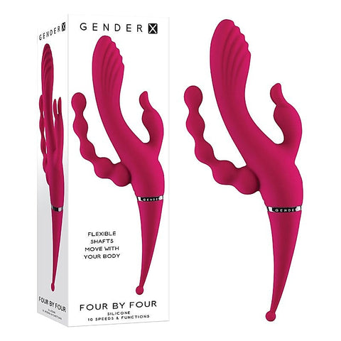 Premium FOUR BY FOUR Rose Vibrator by Evolved - G-Spot Vibrators