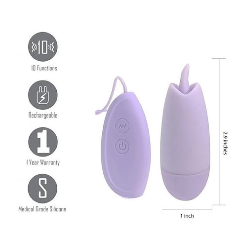 Maia Toys Maia Ellie Rechargeable Bullet Vibrator with Remote Control - Bullet Vibrators