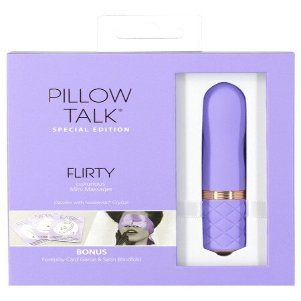 BMS Factory Pillow Talk Special Edition Flirty Bullet Vibe with Swarovski - - Bullet Vibrators