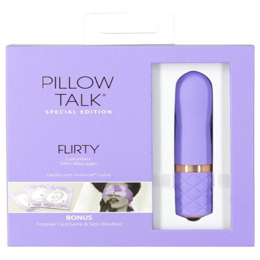 BMS Factory Pillow Talk Special Edition Flirty Bullet Vibe with Swarovski - - Bullet Vibrators