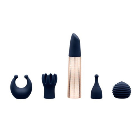 BMS Factory Pillow Talk Secrets Choices 6 Piece Sex Kit with Vibrator - Personal Massagers