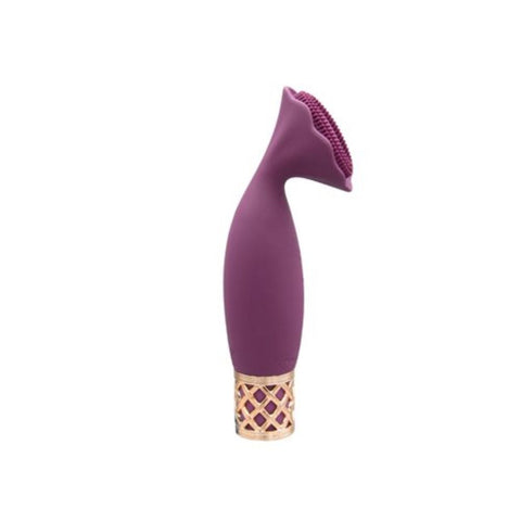 BMS Factory Pillow Talk Secrets Passion Clitoral Massager with Bristle Head - Personal Massagers