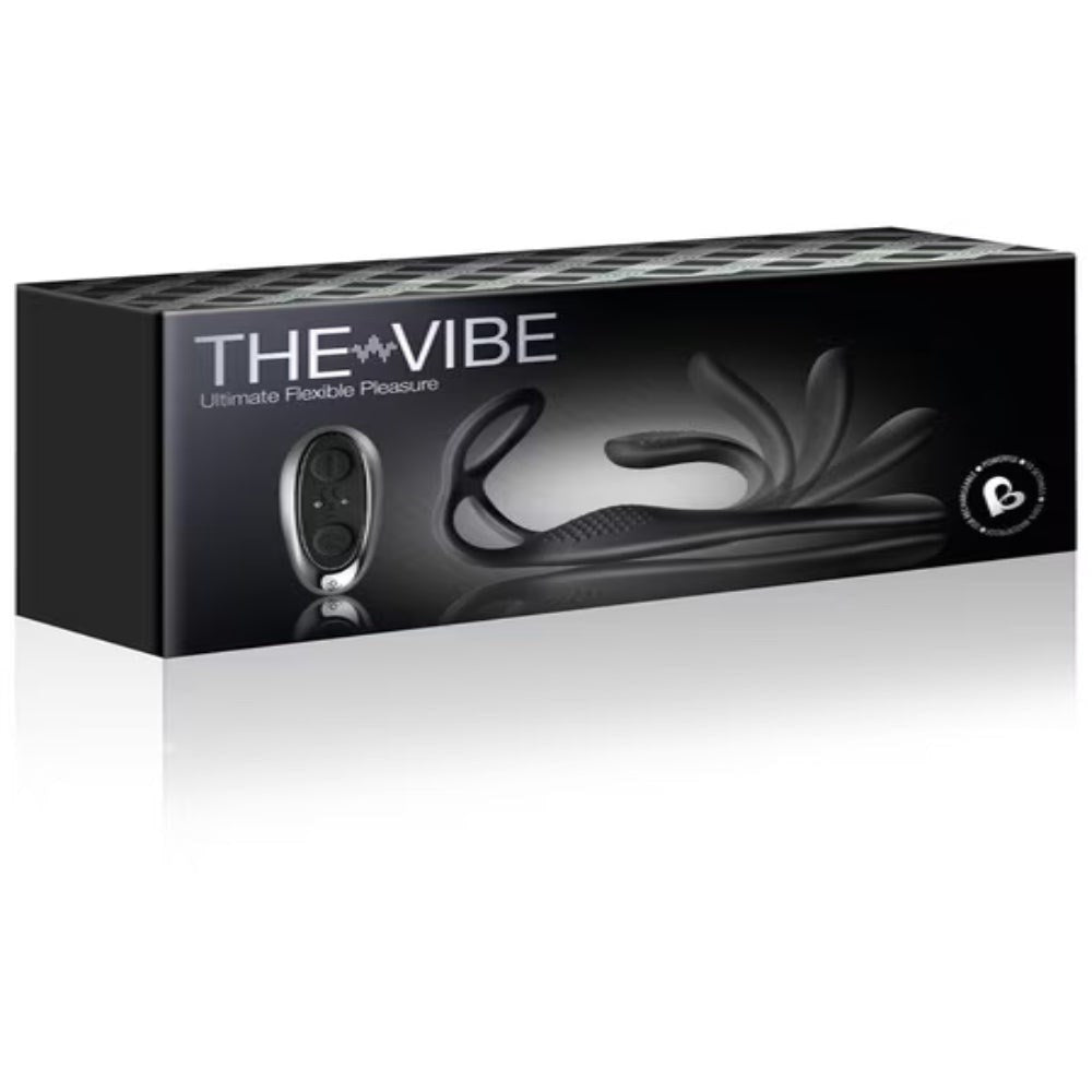 Rocks Off The Vibe Dual Stimulation Prostate Massager and Cock Ring Set - - Cock Rings