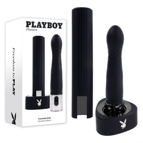 Evolved Playboy Pleasure Pleasure Zone Thrusting Vibrator with Dual Action - Waterproof Vibrators