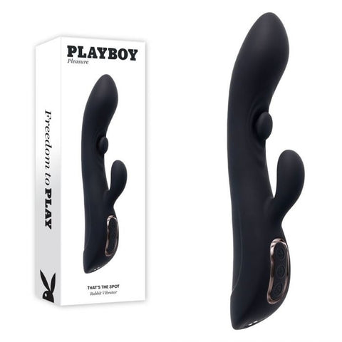 Evolved Playboy Pleasure Thats The Spot G Spot Rabbit Vibrator with Tapping - Rabbit Vibrators