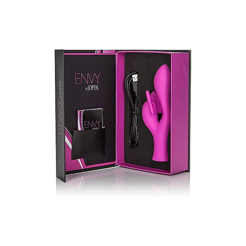 California Exotics Jopen Envy Nine Multi Functions Dual Rabbit Vibrator - Rabbit Vibrators