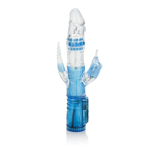 Triple Orgasm Vibe Blue by California Exotics - Rabbit Vibrators