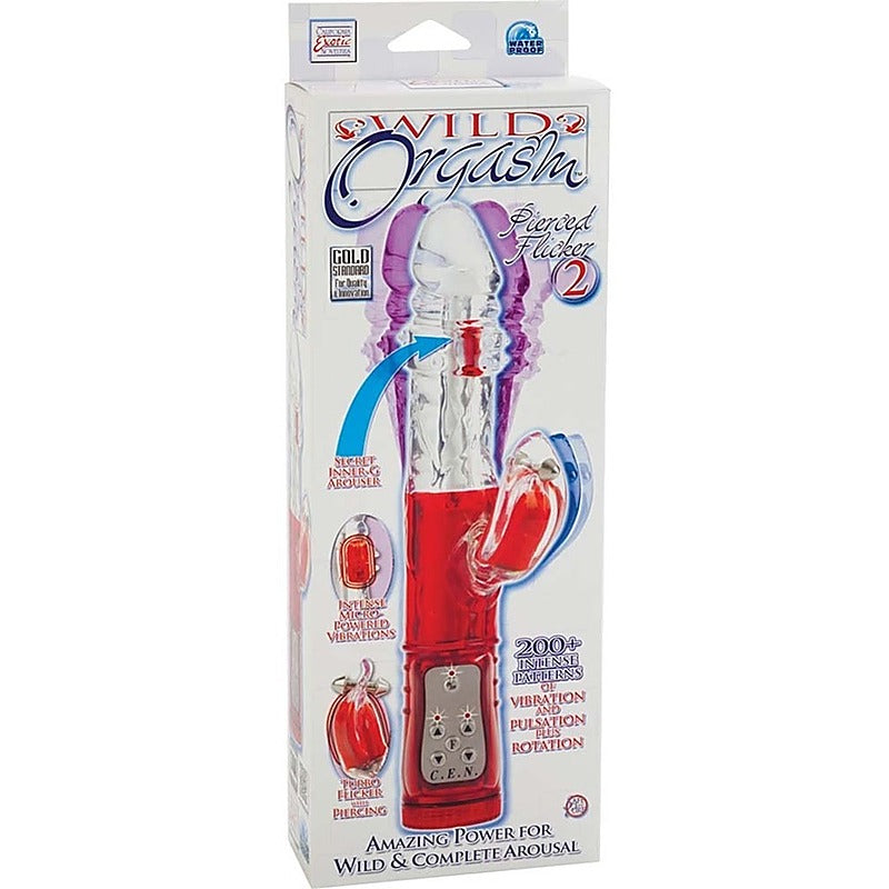 Pierced Flicker #2 Vibrator by California Exotics - Rabbit Vibrators