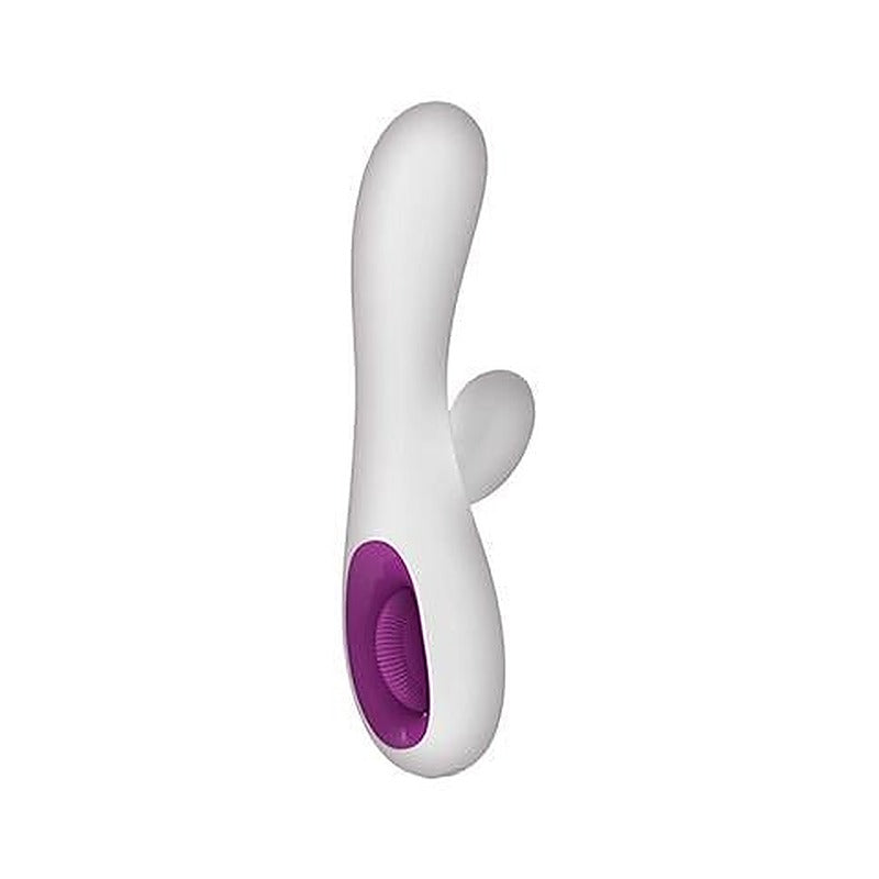 Topco UltraZone Tease 6X Rabbit Style Vibe Dual Stimulation Vibrator - Steel Sex Toys