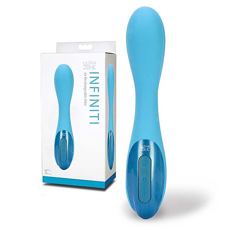 Topco UltraZone Infinite 6x Silicone Bendable Vibrator with 6 Modes - Rabbit Vibrators