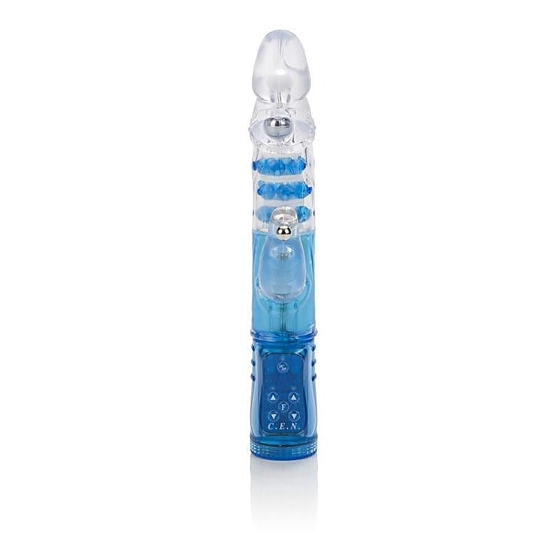 Pierced Lover Vibrator With Balls And Stimulators - Rabbit Vibrators