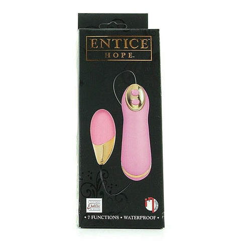 California Exotics Entice Hope Vibrating Bullet Massager Remote - Love Eggs and Kegel Exercisers
