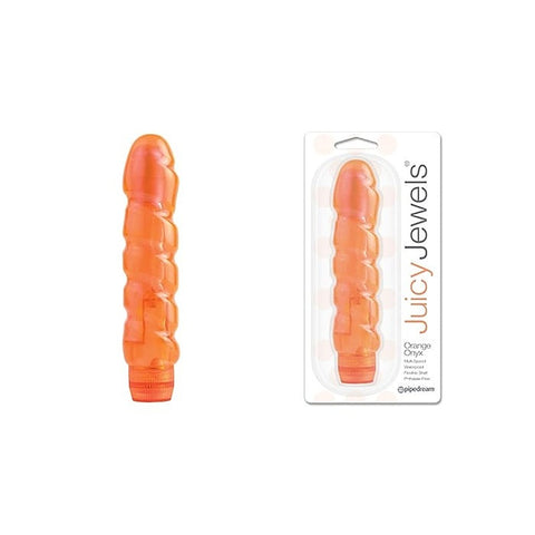 Juicy Jewels Orange Onyx Waterproof Vibrator - Waterproof Vibrators