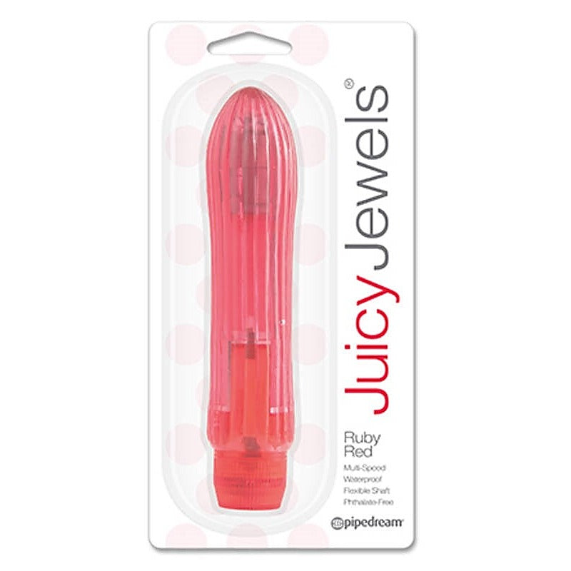Juicy Jewels Ruby Red Bullet Vibrator by Pipedream - Waterproof Vibrators