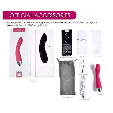 Lisa Touch Sensor G Spot Vibrator by Svakom - Rabbit Vibrators