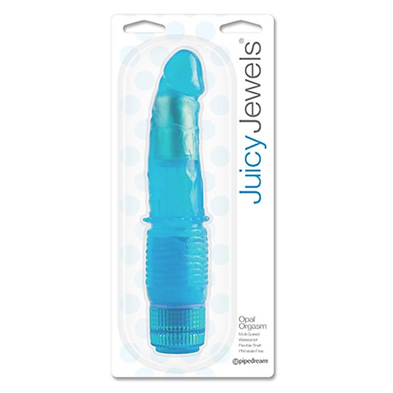 Juicy Jewels Opal Orgasm Vibrating Dong by Pipedream - Waterproof Vibrators
