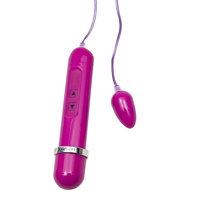 Tear Drop Bullet Vibrator and Controller by Doc Johnson - Personal Massagers