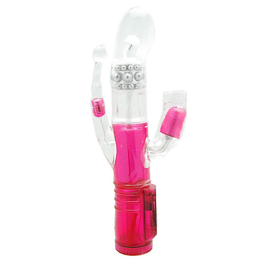 Triple Orgasm French Kiss Rabbit Vibrator by CalExotics - Rabbit Vibrators