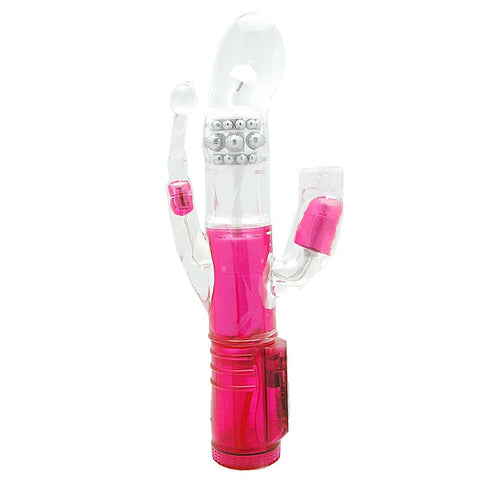 Triple Orgasm French Kiss Rabbit Vibrator by CalExotics - Rabbit Vibrators