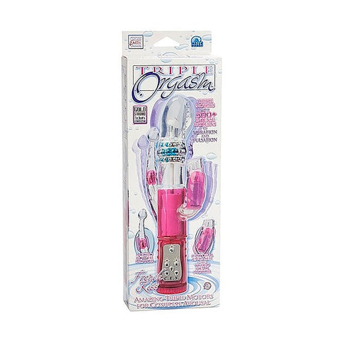 Triple Orgasm French Kiss Rabbit Vibrator by CalExotics - Rabbit Vibrators