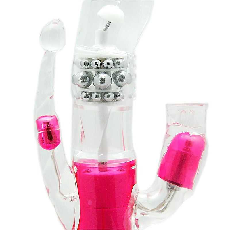 Triple Orgasm French Kiss Rabbit Vibrator by CalExotics - Rabbit Vibrators