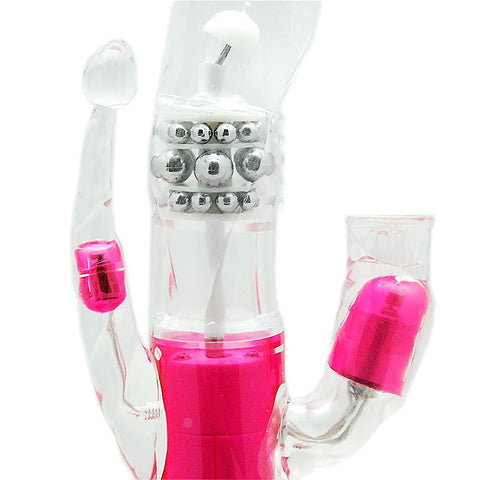 Triple Orgasm French Kiss Rabbit Vibrator by CalExotics - Rabbit Vibrators