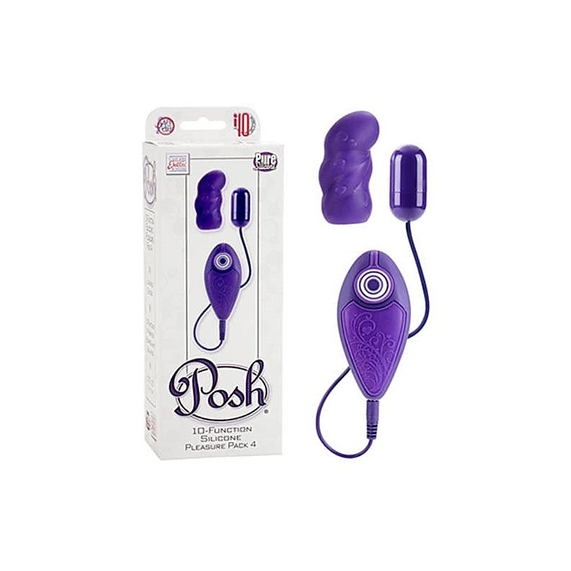 Posh 10 Function Silicone Pleasure Vibrator - Silicone Vibrators