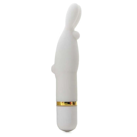 The White Wabbit Silicone Massager by Doc Johnson - Rabbit Vibrators