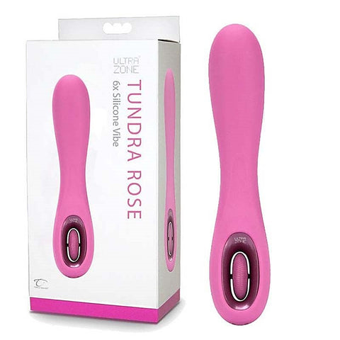 Topco UltraZone Tundra Rose Silicone Rechargeable Vibrator - G-Spot Vibrators