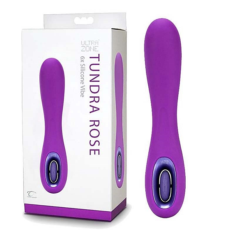 Topco UltraZone Tundra Rose Silicone Rechargeable Vibrator - G-Spot Vibrators
