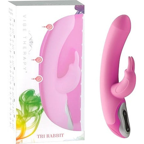 Professional-Grade Tri Rabbit by Vibe Therapy - Rabbit Vibrators