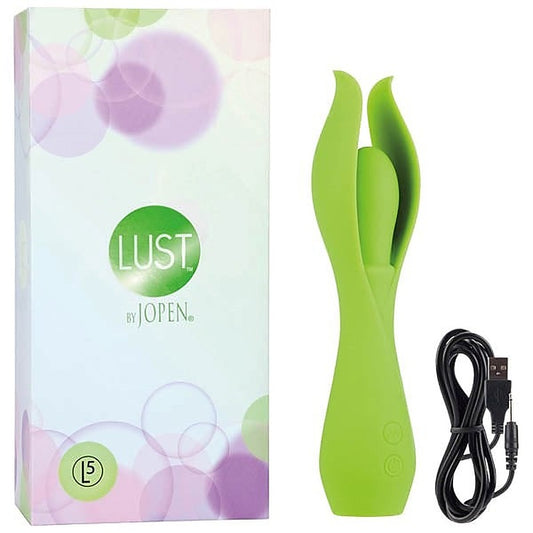 Lust by Jopen L5 Green Silicone Wand by California Exotics - Luxury Sex Toys