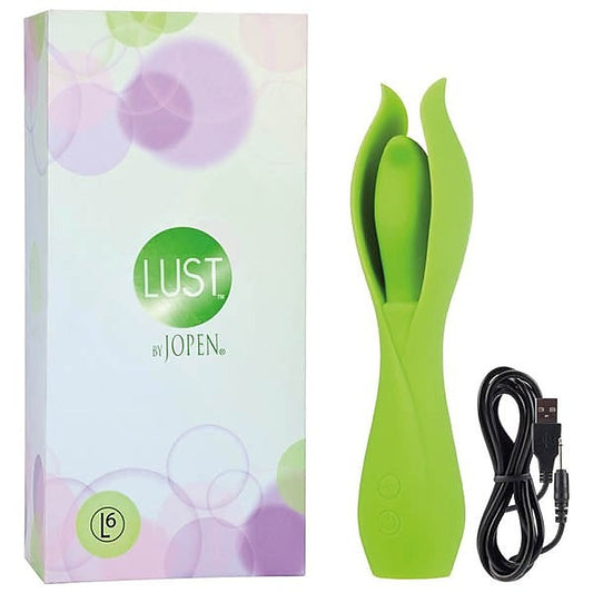 Lust by Jopen L6 Green Silicone by California Exotics - Personal Massagers
