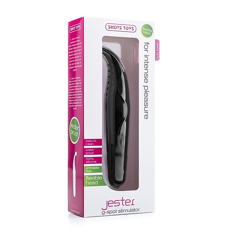 Jester G-Spot Vibrator by Shots Toys - Steel Sex Toys