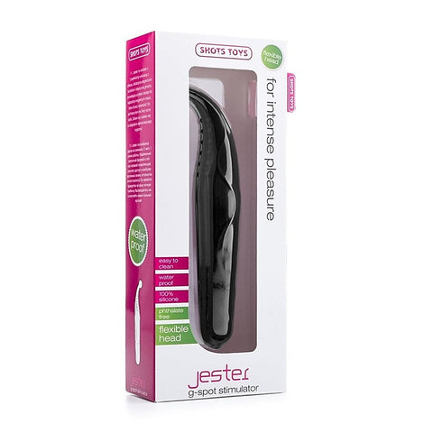 Jester G-Spot Vibrator by Shots Toys - Steel Sex Toys