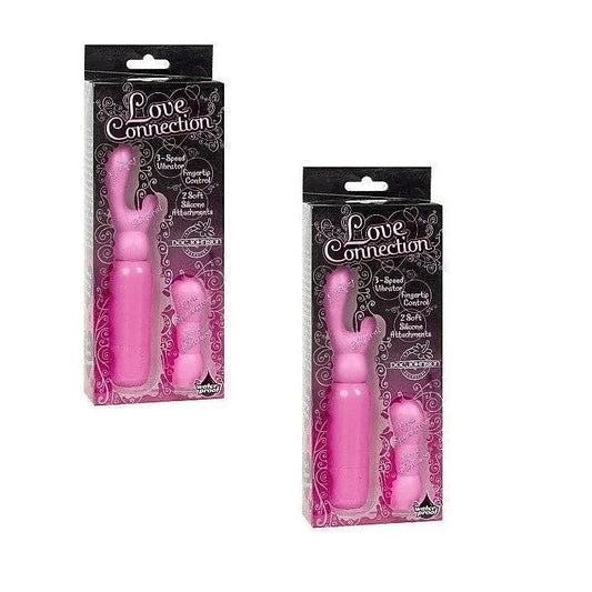 Love Connection 3 Functions Finger Vibrator by Doc Johnson - Finger and Tongue Vibrators