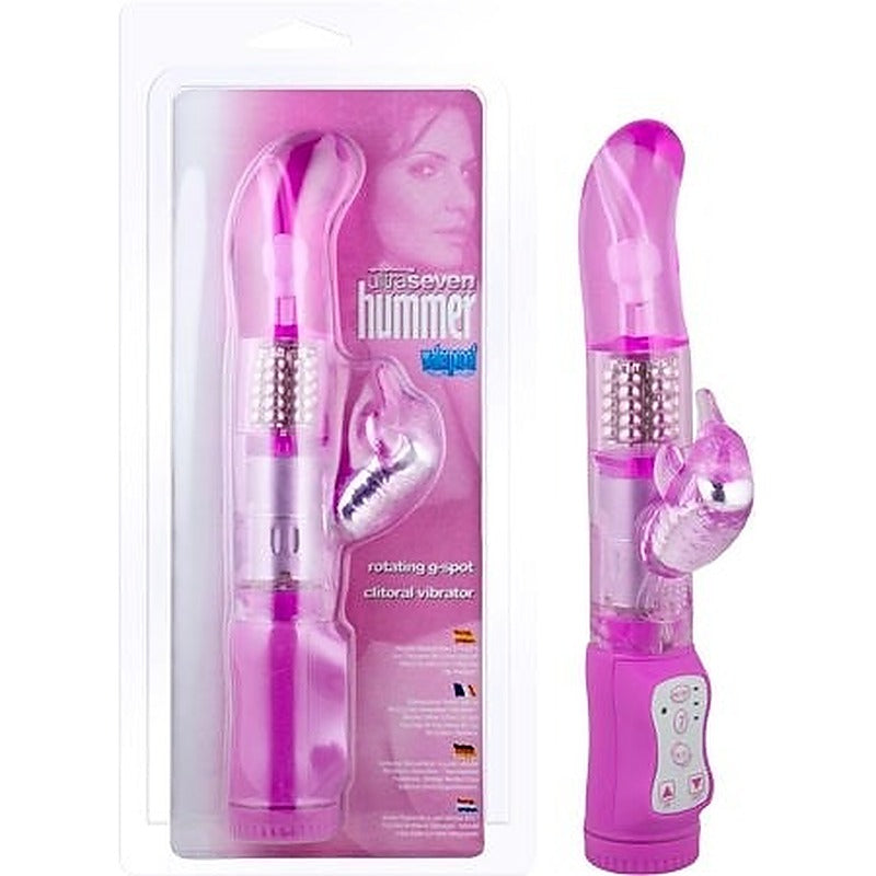 Seven Creations Exotik Hummer Vibrator Dual G Spot Clitoral Stimulation - Rabbit Vibrators