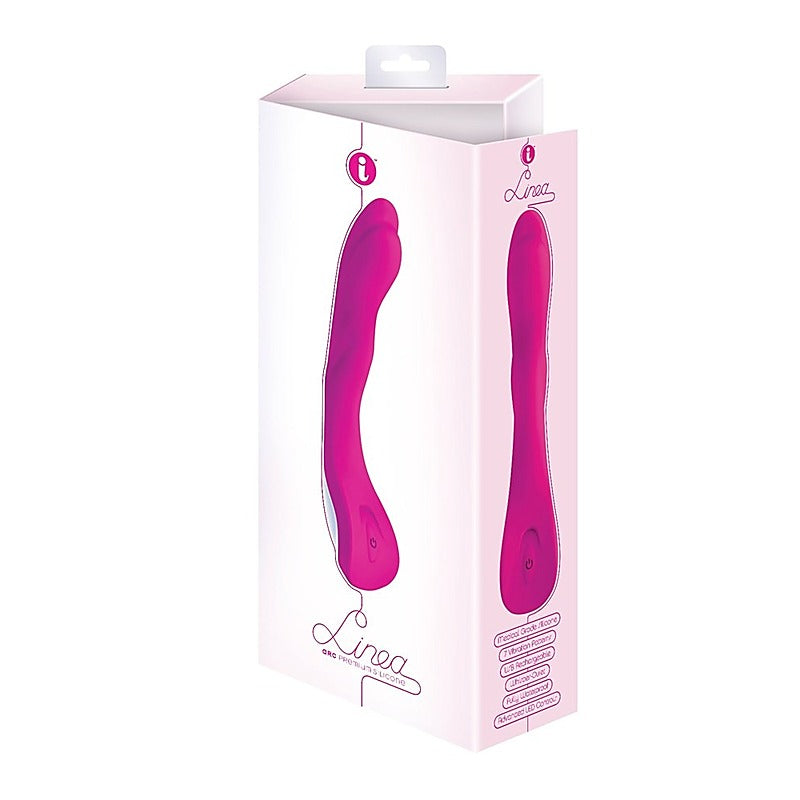 Linea Arc Rechargeable Pink by Icon Brands - Waterproof Vibrators