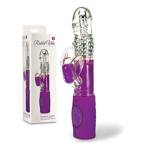 Topco Rabbit Vibe Dazzling Delight USB Rechargeable Dual Stimulation - Rabbit Vibrators