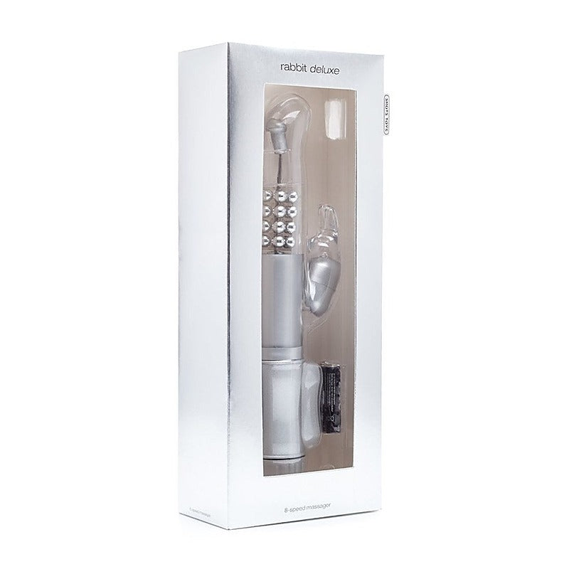 Rabbit Deluxe Silver by Shots Toys - Rabbit Vibrators