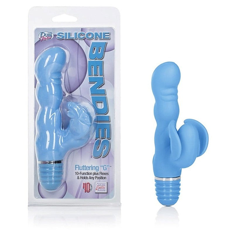 Silicone Bendies Fluttering G by California Exotics - Rabbit Vibrators