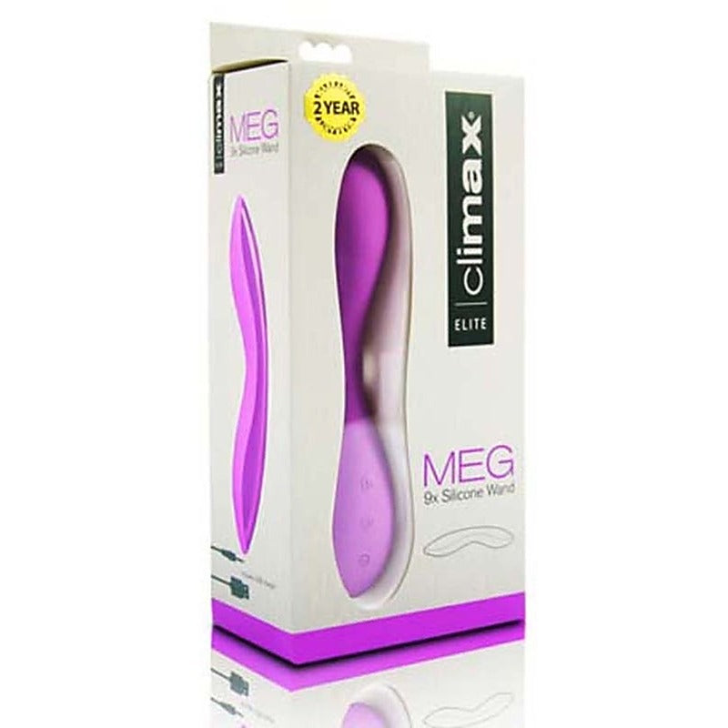 Topco Climax Elite Meg 9x Silicone G Spot Vibrator with 9 Functions - Waterproof Vibrators