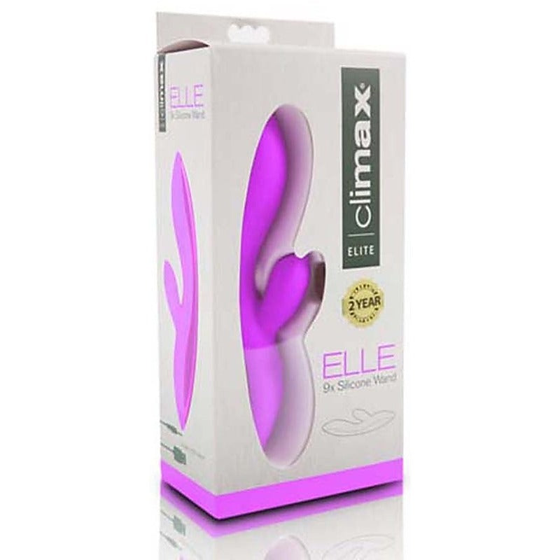 Topco Climax Elite Elle 9x G Spot Vibrator with 9 Vibration Patterns - Rabbit Vibrators