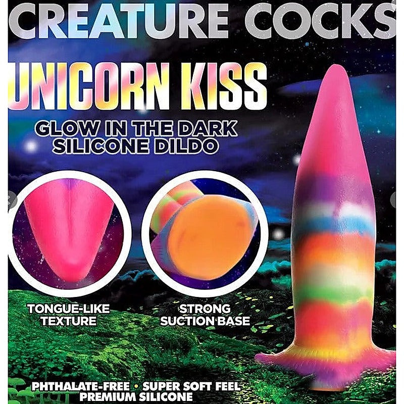 Unicorn Kiss Silicone Dildo by XR Brands - Non-Realistic Dildos