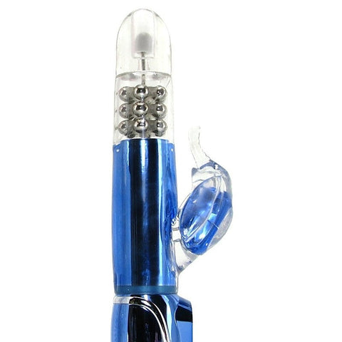 California Exotics Enchanted Thrusting Elle Rabbit Vibrator Dual Motor - Rabbit Vibrators